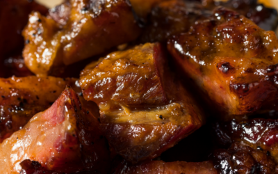 Hot Honey Pork Belly Burnt Ends